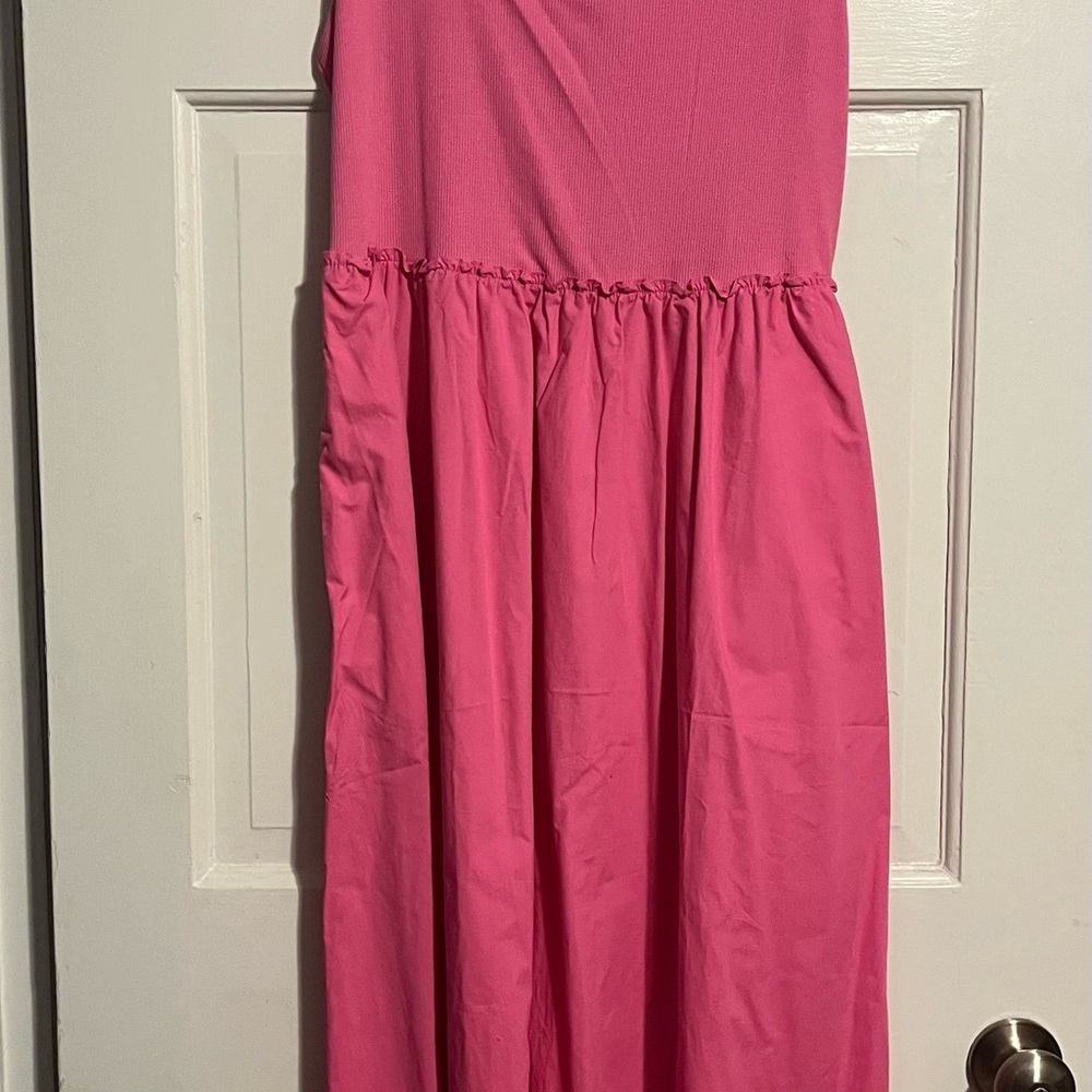 a new day Pink Midi Dress